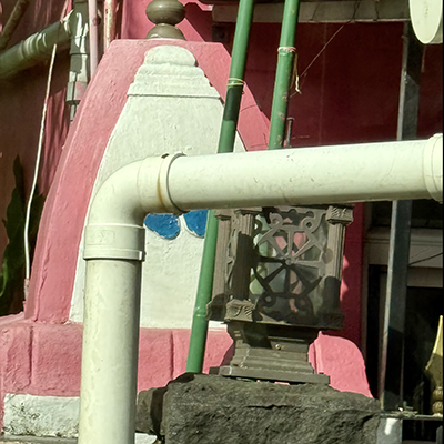 Trinkwasserleitung auf Mauritius, Verdun